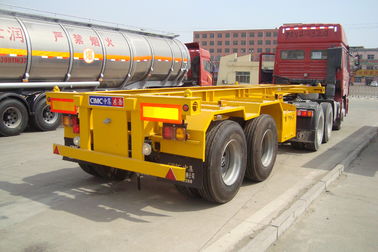 Gele 40 Ton 1X40 of 2X20-de Aanhangwagen van de Containerlevering voor Multidoel