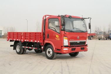 10 de Vrachtwagen Rode Kleur 6 van de ton4x2 Sinotruk Howo7 Zware Lading Banden met Airconditioner