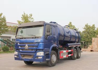 336HP de blauwe van de het Afvalvrachtwagen 6x4 van de Kleurenriolering Vrachtwagen van de het Afvalwater Vacuümzuiging