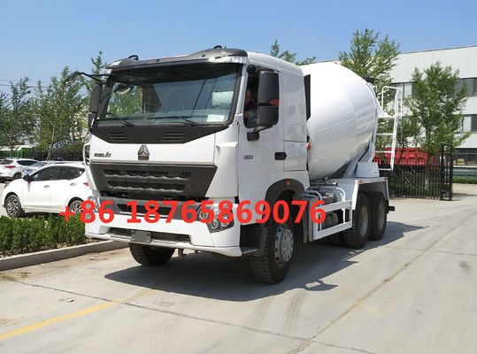 Witte de Concrete Mixervrachtwagen ZZ1257N4047P1 van HC16 Alex 380hp 10cbm