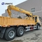Howo Straight Arm Cargo met Kran Truck 6x4 10 Wielen 380hp 10T Goede prijs