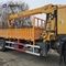 Howo Straight Arm Cargo met Kran Truck 6x4 10 Wielen 380hp 10T Goede prijs