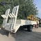 HOWO vracht vrachtwagen gemonteerde kraan vrachtwagen 290 pk 5 ton railboard platte plaat vrachtwagen