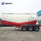 3 assen 50 Cbm V-type bulk cement tank Halve aanhanger voor het transport bulk poeder te koop