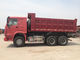 De Vrachtwagen van de rode Kleuren336hp Sinotruk Howo Stortplaats met 10 Wielen en 18m3-Capaciteit