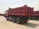 De Vrachtwagen van de rode Kleuren336hp Sinotruk Howo Stortplaats met 10 Wielen en 18m3-Capaciteit