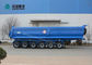 Staal met hoge weerstand CIMC Semi Vrachtwagen en Aanhangwagen 6 Assen 120 Ton in Blauw
