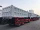 De voorwielen van de Vrachtwagen Op zwaar werk berekende Sinotruk Howo7 40T 18M3 6x4 10 van de Liftstortplaats