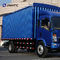 Van de Plichts Commerciële Vrachtwagens van HOWO 4x2 Lichte van de het Vervoerlading de Dooswagen Van Truck