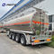 Gebruikt 3 Assen voorziet 45000 Liter de AanhangwagenKoolstofstaal van de Tankervrachtwagen/Aluminium van brandstof