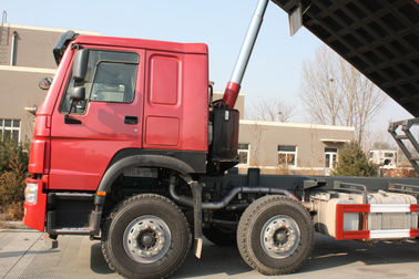 50T 12 Op zwaar werk berekende de Stortplaatsvrachtwagen van Wielen Rode Sinotruk Howo 8x4 met 30M3-Capaciteit LHD