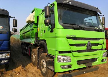 Groene Vrachtwagen van de Kleurenhowo Achter Op zwaar werk berekende Stortplaats 30 Kubieke Meter Gemakkelijke Verrichting