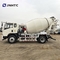 Nieuwe HOWO Mini Betonmixer Truck Met Witte Kleur 4X2 4cbm 6 Wielen Hoogkwaliteit