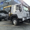 Beste HOWO Diesel vrachtwagen 4x4 6 wielen chassis met kraan van hoge kwaliteit