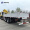 Sinotruk HOWO 6x4 400 pk vrachtwagen met 10 ton boom kraan vrachtwagen China Factory