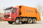 6X4 de Vrachtwagen van de het Huisvuilpers van het veiligheidsstaal met Grote de Ladingscapaciteit van 16m3