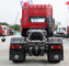 Van de de Tractoraanhangwagen van SINOTRUK STEYR 4X2 de Stortplaatsvrachtwagen in Rode Kleur voor Ton 8-20