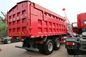 De Vrachtwagen van de het Zandkipper van SINOTRUK SWZ 8x4 Speciaal in Rode Kleurenhf12 Voorassen voor 55 Ton