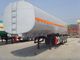 25-60cbm Olietanker het Semi Vrachtwagen en Koolstofstaal van de Aanhangwagenoptie Q235 Van Aluminiumlegering