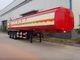 25-60cbm Olietanker het Semi Vrachtwagen en Koolstofstaal van de Aanhangwagenoptie Q235 Van Aluminiumlegering