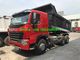 Euro 4 10 Wielen Tipper Truck For Mining van 380hp LHD