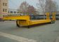 3 assen 50 Ton het Lage van de Ladingsdigger trailer heavy van de Bed Semi Aanhangwagen materiaal