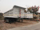 Sinotruk Drie Axle Front 50 ton Op zwaar werk berekende Semi Aanhangwagens voor Zandvervoer