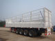 Vrachtwagen van de de Zijwand de Semi Aanhangwagen van het drie Axle Fence Cargo Trailer Tri-Assenvee
