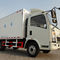 Mini 4x2 6 wielen 10ton HOWO licht koelbox vrachtwagen met vervoer koelkast