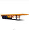 3 as 20ft 40ft Vlakke de Aanhangwagengooseneck van de Bedcontainer Semi Containeraanhangwagen