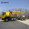 Sinotruk Crane Boom Truck 6x4 10 Wielen 12 Ton Straight Arm